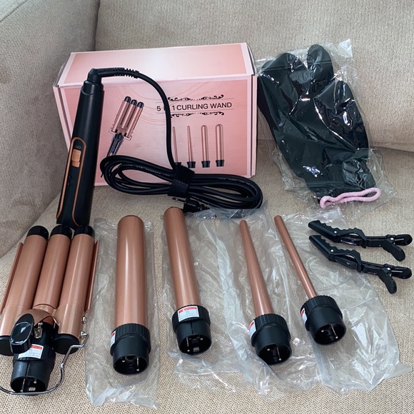 Other - New 5in1 Curling Wand Set